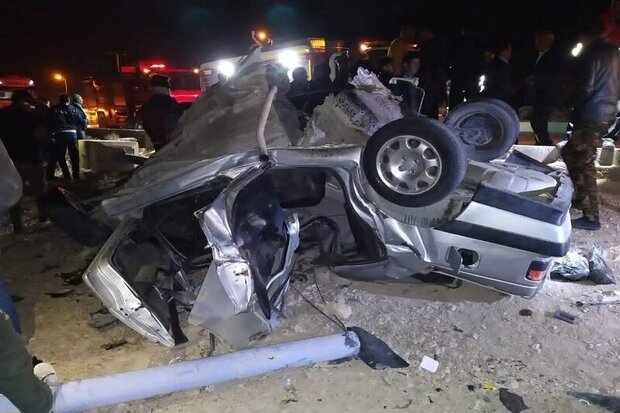 تصادف ۲ خودرو در اصفهان ۳ فوتی داشت