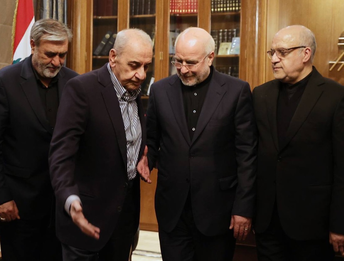قالیباف در دیدار رئیس مجلس لبنان: تصمیم دولت لبنان برای قطع پرواز بین ایران و بیروت تحت تاثیر آمریکا است؛ این مسأله باید مرتفع شود