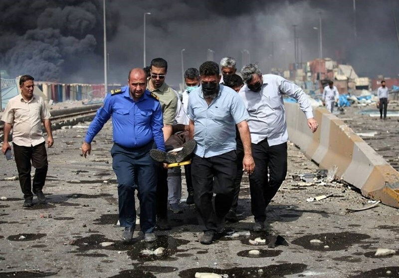 هلال‌احمر: عملیات جستجو و نجات حادثه انفجار بندر شهید رجایی بندرعباس پایان یافت