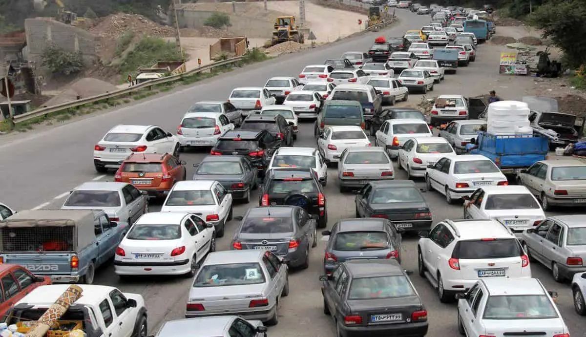 ترافیک سنگین، جاده‌های شمال را قفل کرد
